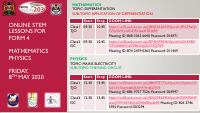 Timetable for Friday, 8th May 2020 Maths & Physics.pdf